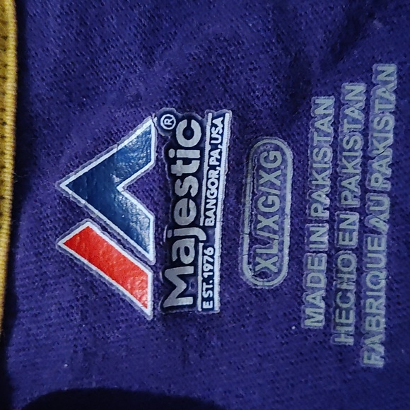 Vintage-Inspired Minnesota Vikings Long Sleeve Shirt - Menβs XL Majestic NFL Fan - Picture 3 of 3